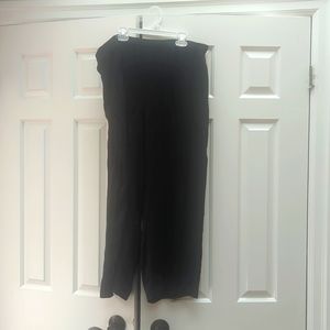 Eileen Fisher XL silk wide leg pant